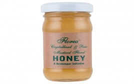 Florea Crystallized & Raw Mustard Floral Honey  Glass Jar  150 grams